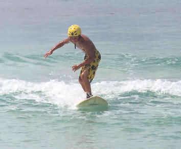 Surfing At Miramar Beach, destin florida